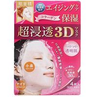 日本肌美精3D超滲透補水面膜4片/盒*同款3盒